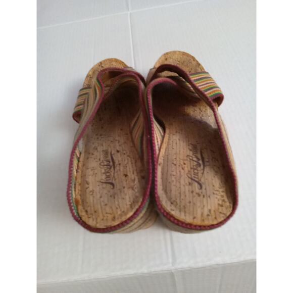 Lucky Brand Size 8 Wedge multicolor Sandal . Summer, Fun, Y2K, Athleisure - Picture 5 of 7